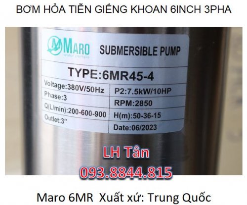 máy bơm hỏa tiễn maro 6MR45-4