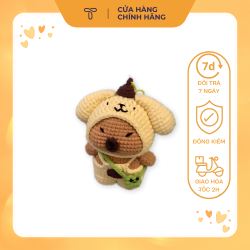 Chú chuột Capybara bằng len đáng yêu THETIS STORE.png