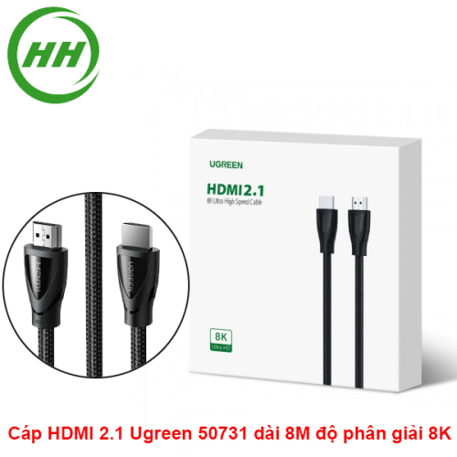 Cáp HDMI 2.1 Ugreen 50731 dài 8M độ phân giải 8K - Chính hãng.png