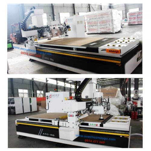 Đơn vị cung cấp máy CNC router 1 đầu thay dao tự động ATC-R8 giá tốt Liên hệ: 0974 471 669