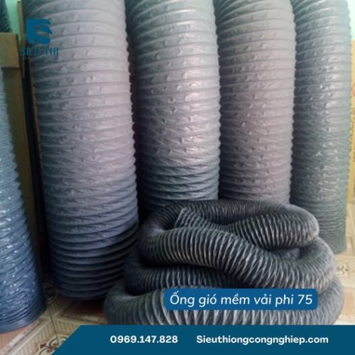 Ống gió mềm vải phi 75.jpg