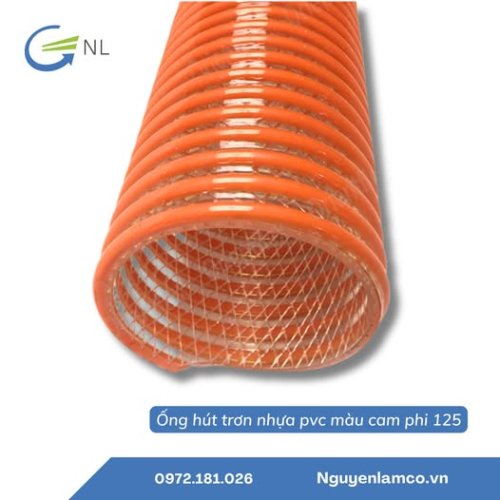 Ống hút trơn nhựa PVC màu cam phi 125.jpg