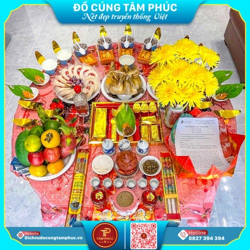 Xông trầm, Mâm cúng nhập trạch (5).jpg