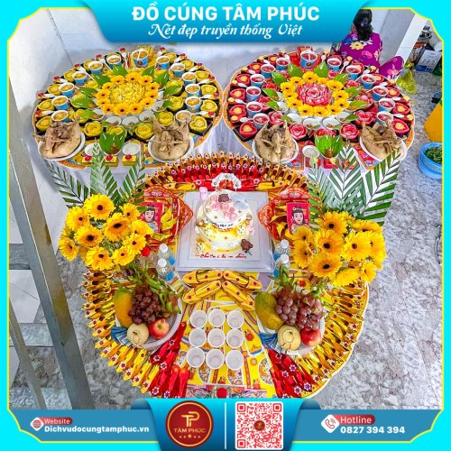 Mâm Cúng Đầy Tháng Song Sinh Tại Cần Thơ (7).jpg