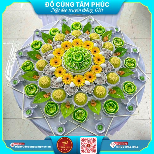chè đậu trắng và chè trôi nước trên mâm cúng mụ. (4 of 7).jpg