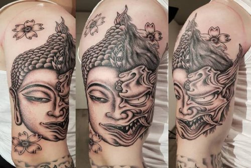 Tổng hợp 199 mẫu hình xăm phật đẹp nhất hiện nay | Buddha tattoos, Buddha  tattoo design, Buddah sleeve tattoo